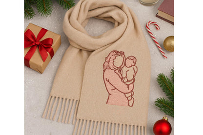 Personalisierter Schal mit Gesicht oder Namen – Wärmendes Erinnerungsstück für den Winter