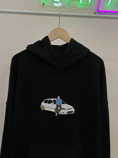 Das ideale Geschenk für Autofans: Ein besticktes Sweatshirt nach Wahl