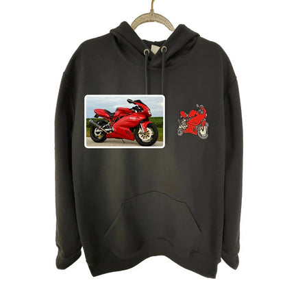 Besticktes Sweatshirt für Autofans – Individuelles Geschenk mit Ihrem Wunschmotiv
