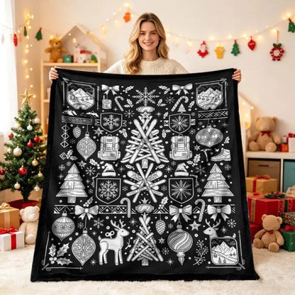 Personalisierbare DIY-Ausmaldecke mit Wunschnamen – waschbare Decke zum Bemalen, kreatives Geschenk für Kinder und Erwachsene