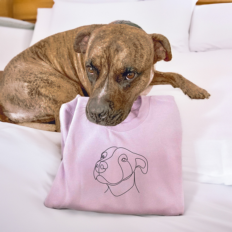 Geschenke für Haustierliebhaber, individuell besticktes Sweatshirt und Kapuzenpullover