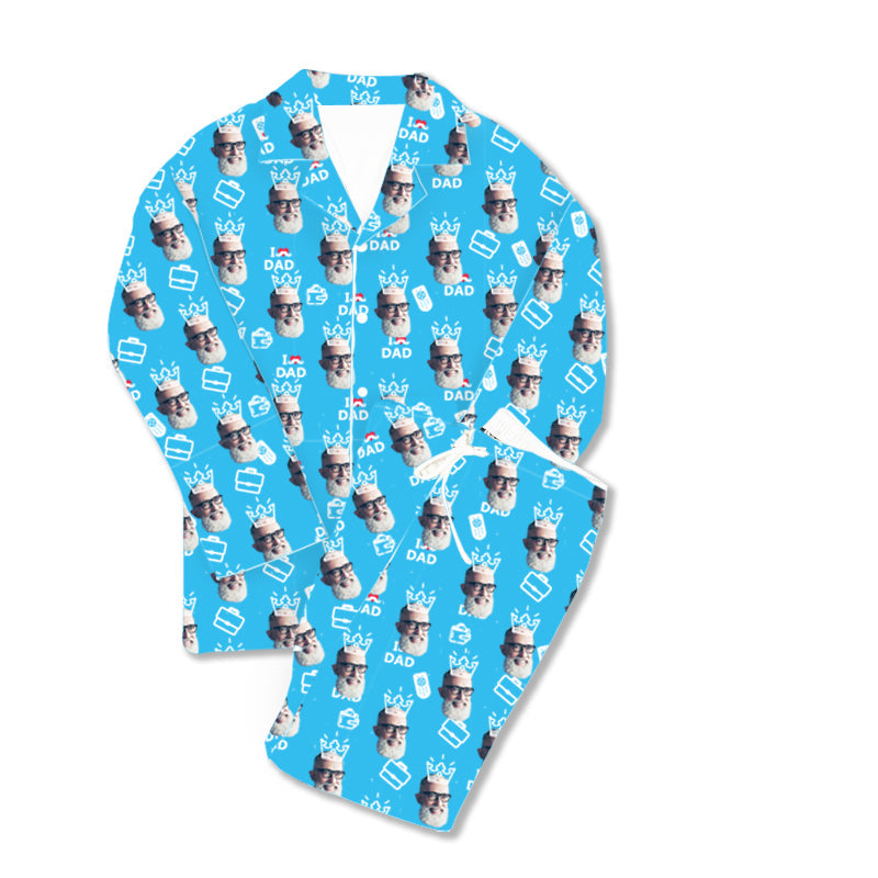 Kundenspezifischer Foto-Pyjama Ich liebe Papa