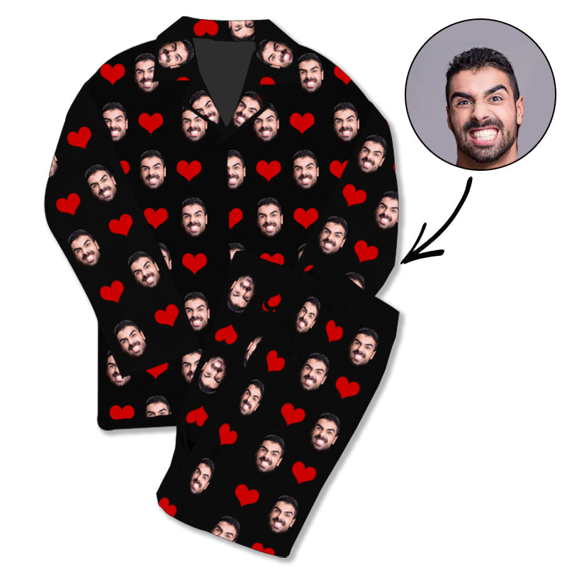 Custom Photo Pajamas Heart - Make Custom Gifts