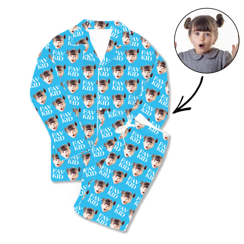 Kundenspezifischer Foto-Pyjama Fav Kid