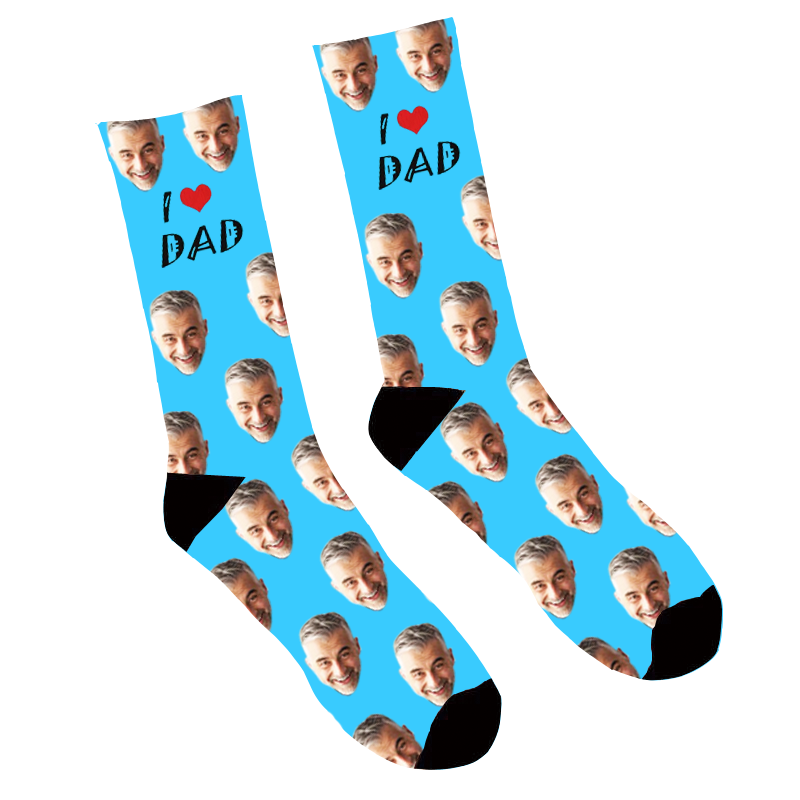 Foto Socken Ganze Socken bedrucken Vatertagsgeschenk