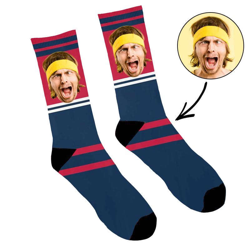 Custom Face Socks Funny Face - Make Custom Gifts
