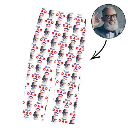 Vatertags-kundenspezifische Foto-Pyjama-Hosen-bester Vati