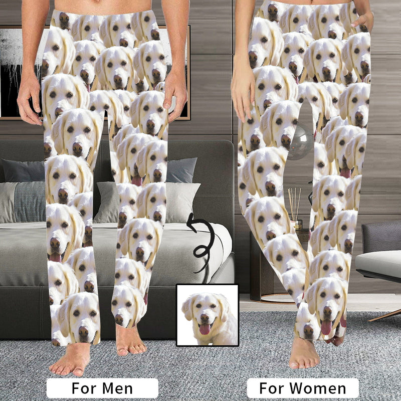 Pyjama-Hose mit Hundegesicht für Herren, Pyjama-Hose mit Hundegesicht, Hunde-Mash-Nachtwäsche, Sonderangebot, Geschenke zum Valentinstag