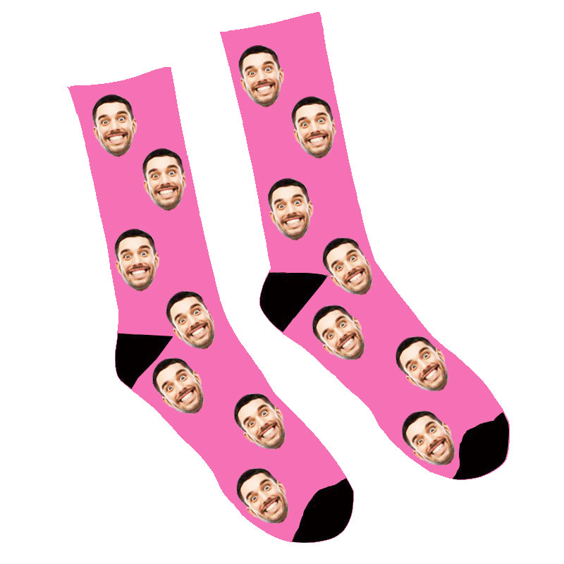 Foto Socken Farbe 3 Für 2 Socken bedrucken Vatertagsgeschenk