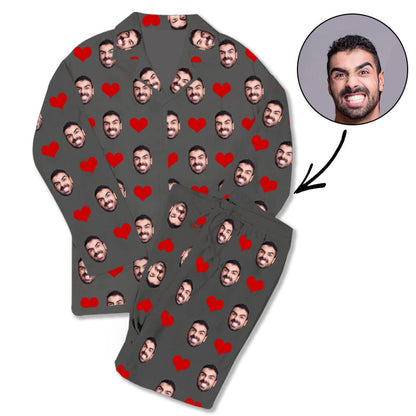 Custom Photo Pajamas Heart - Make Custom Gifts