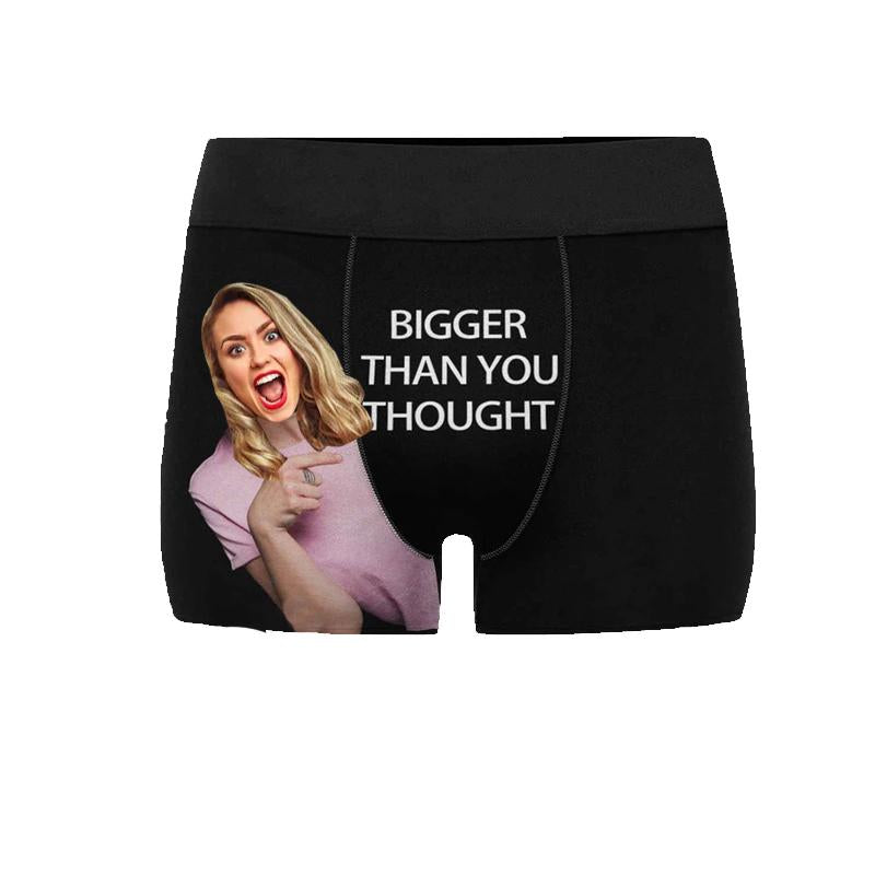 Custom Face Boxer Bigger Than You Thought - Make Custom Gifts