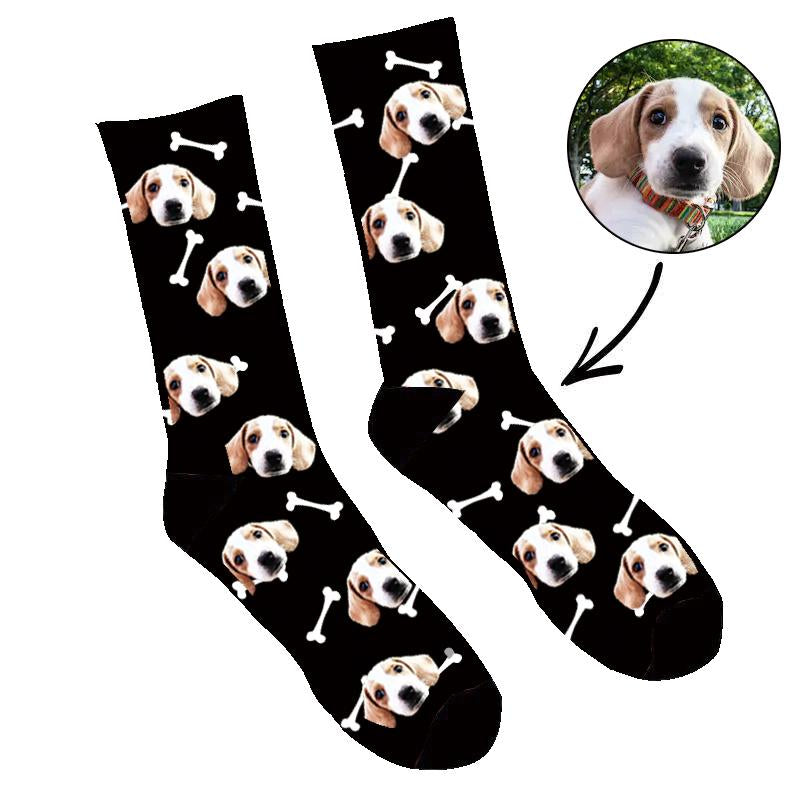 Custom Dog's Face Socks - Make Custom Gifts