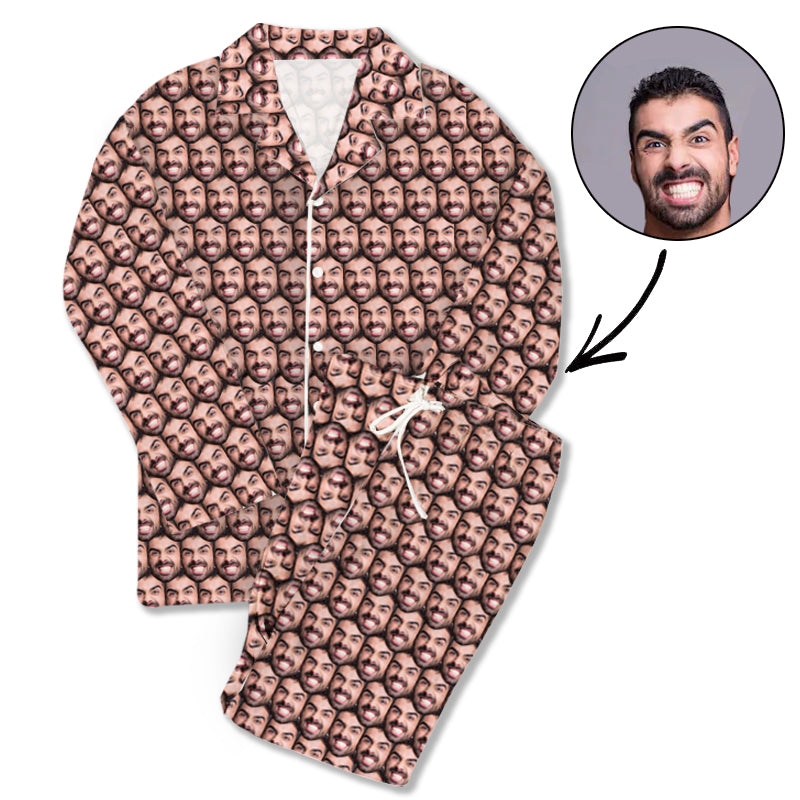 Custom Photo Pajamas Mash Face - Make Custom Gifts