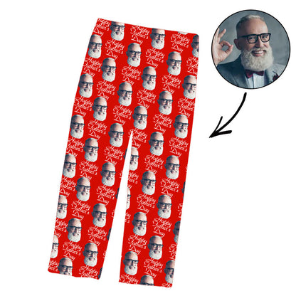 Vatertags-kundenspezifische Foto-Pyjama-Hosen Happy Fathday¡®s Day