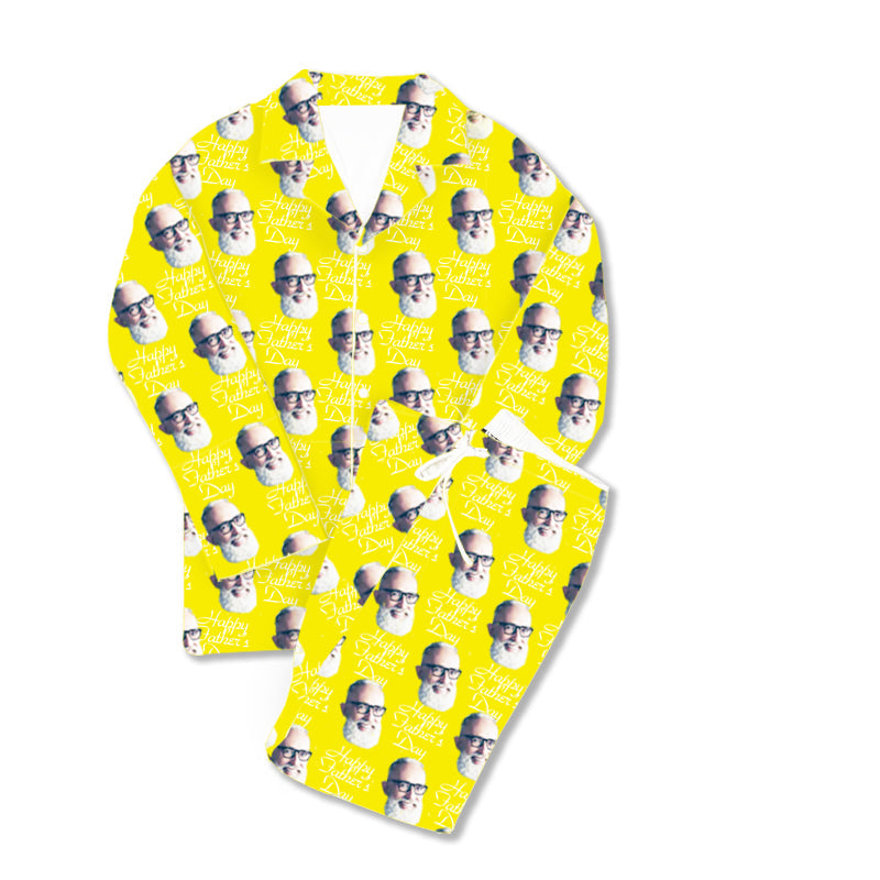 Kundenspezifischer Foto-Pyjama Happy Fathday¡®s Day