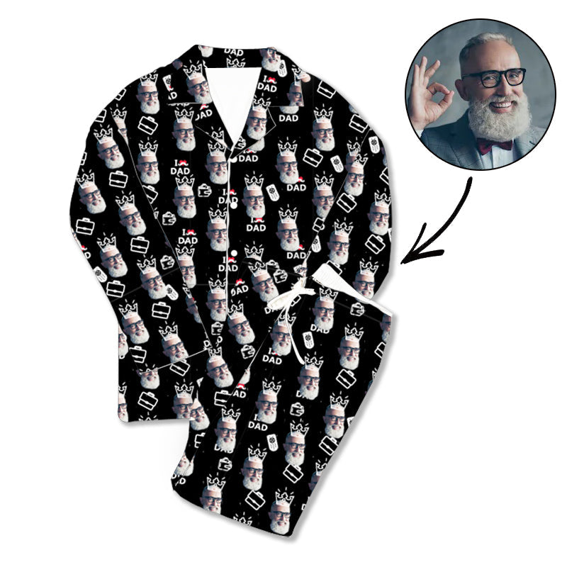 Kundenspezifischer Foto-Pyjama Ich liebe Papa