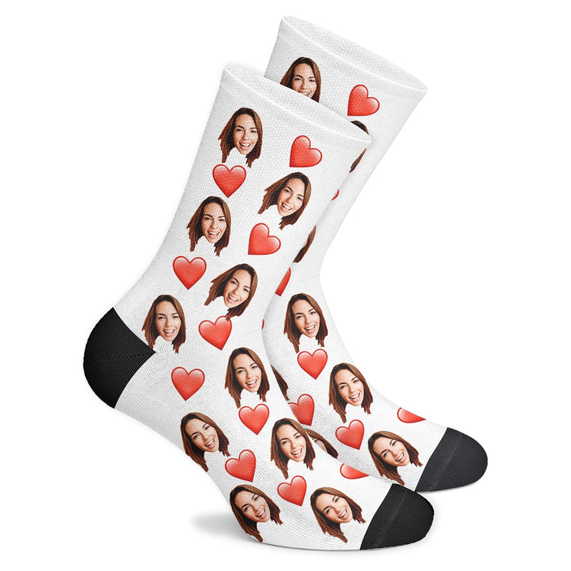 Foto Socken Romantische Rose Socken Bedrucken