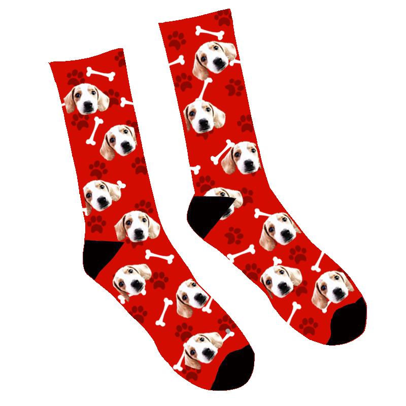 Custom Dog's Face Socks - Make Custom Gifts