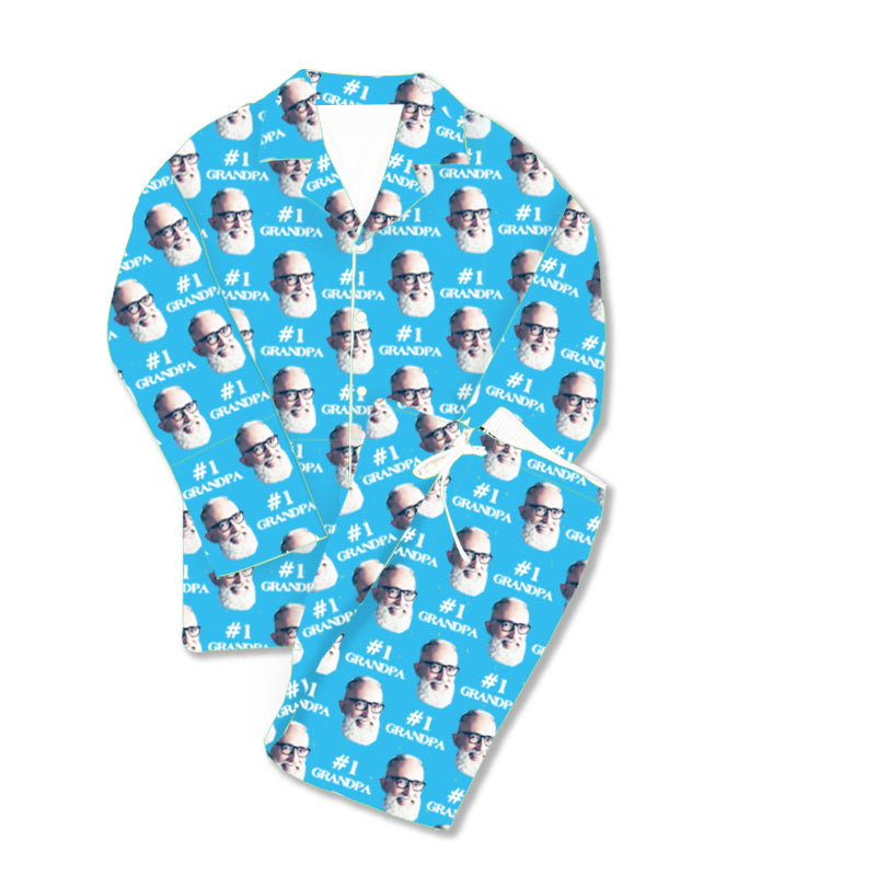Kundenspezifischer Foto-Pyjama #1 Großvater