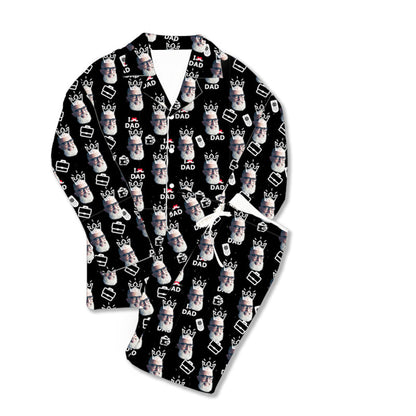 Kundenspezifischer Foto-Pyjama Ich liebe Papa