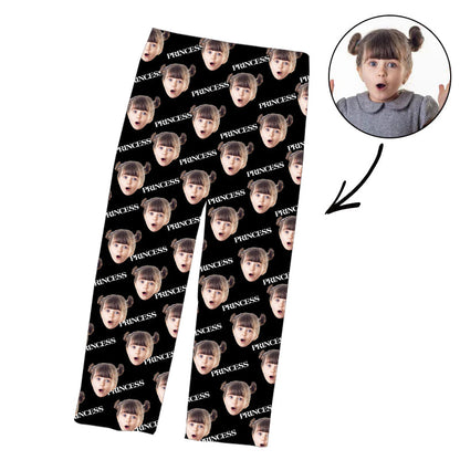 Vatertags-kundenspezifische Foto-Pyjama-Hosen-Prinzessin
