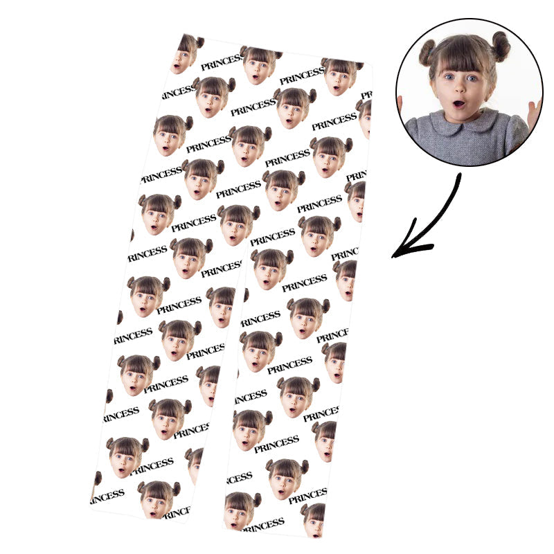 Vatertags-kundenspezifische Foto-Pyjama-Hosen-Prinzessin