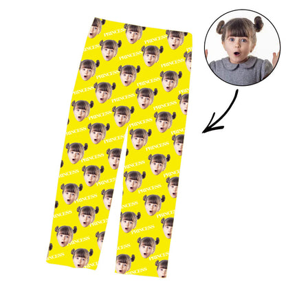 Vatertags-kundenspezifische Foto-Pyjama-Hosen-Prinzessin