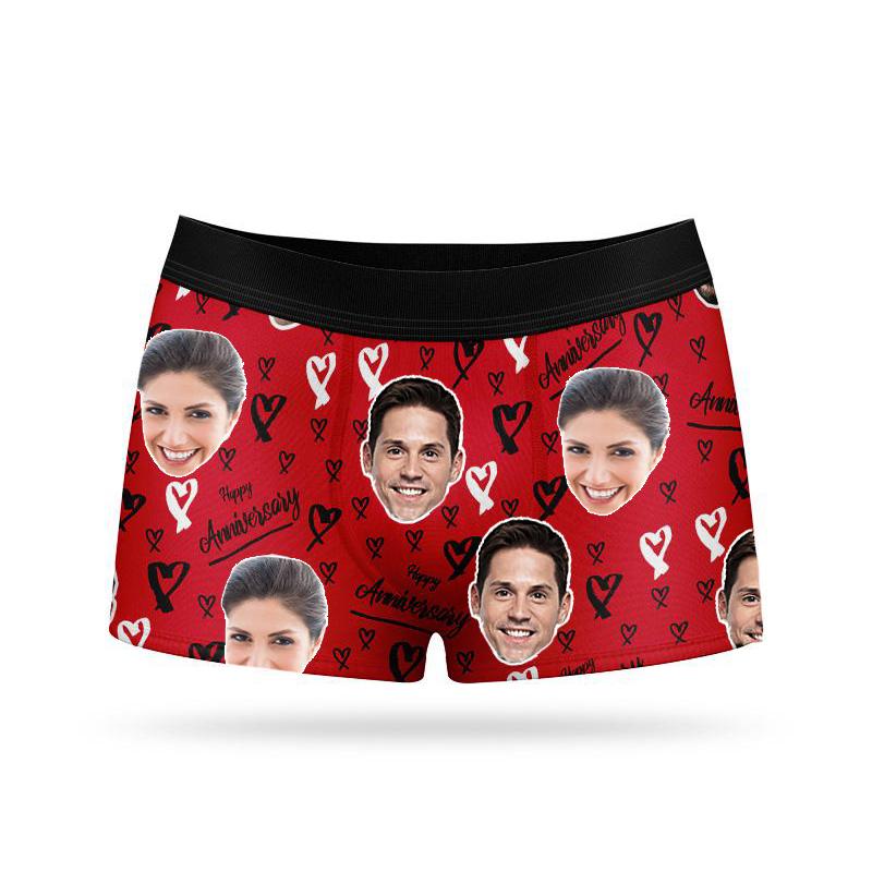 Custom Face Boxers - Anniversary - Make Custom Gifts