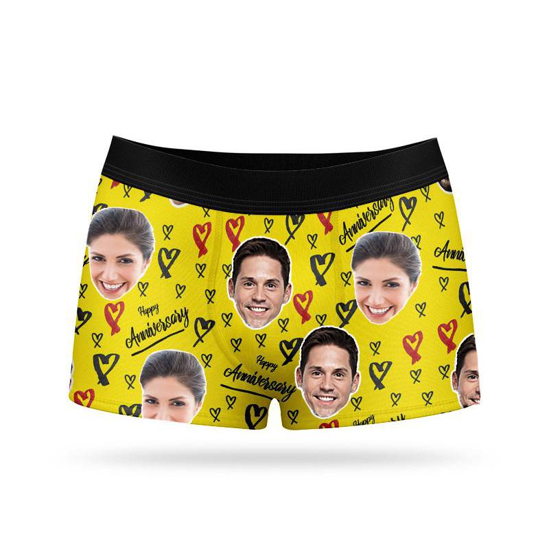 Custom Face Boxers - Anniversary - Make Custom Gifts