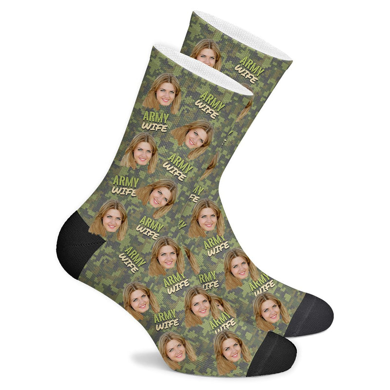 Custom Army Wife Socks - Make Custom Gifts