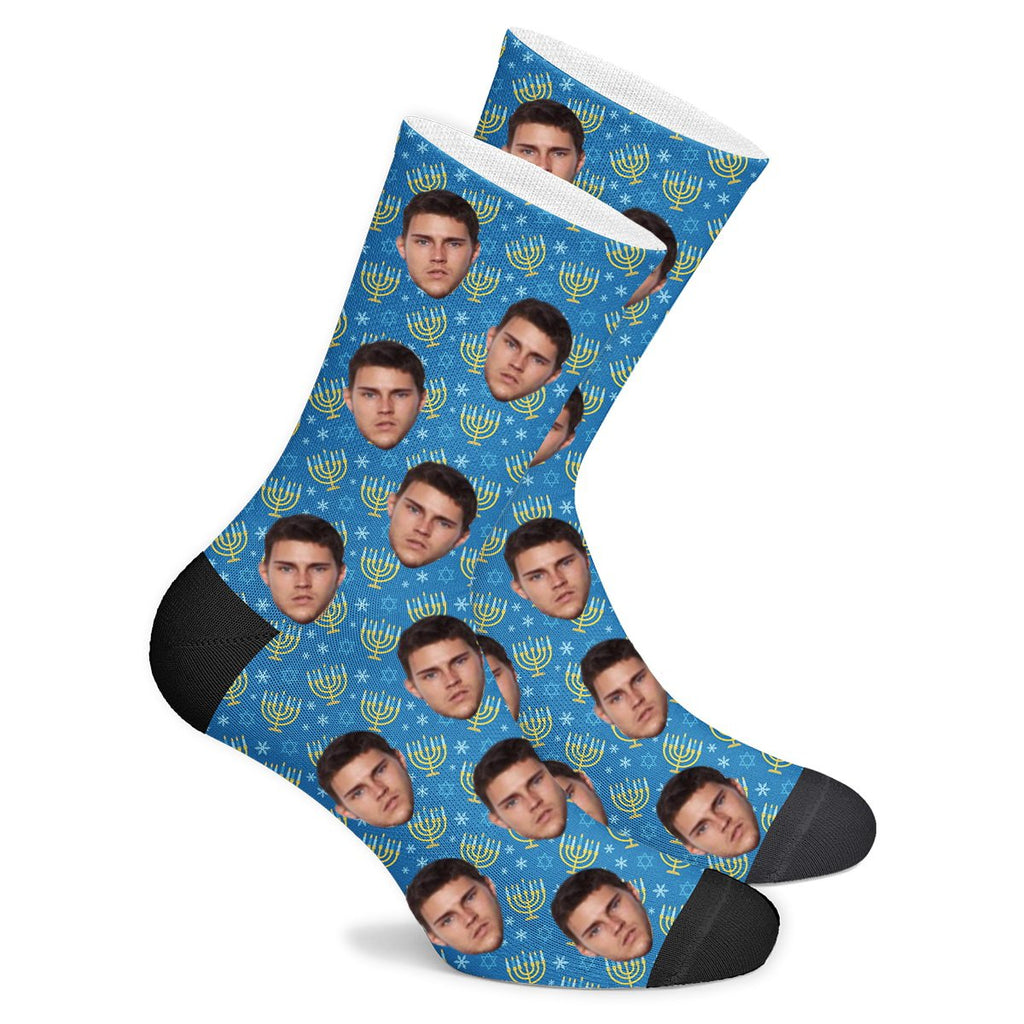 Custom Hanukkah Socks - Make Custom Gifts