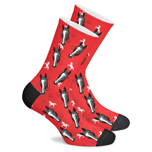 Custom Horse Socks - Make Custom Gifts
