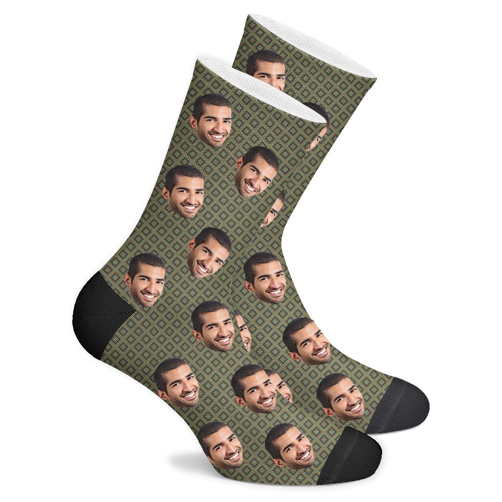 Custom Office Camo Socks - Make Custom Gifts