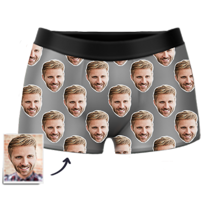 Custom Face Boxers - Basic Photo Boxer - Make Custom Gifts