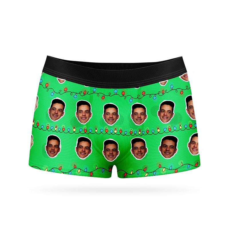 Custom Face Boxers - Lights - Make Custom Gifts