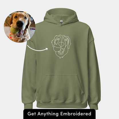 Geschenke für Haustierliebhaber, individuell besticktes Sweatshirt und Kapuzenpullover