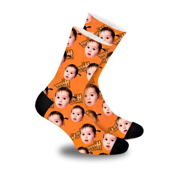 Custom Socks Halloween Theme Photo Socks - Make Custom Gifts