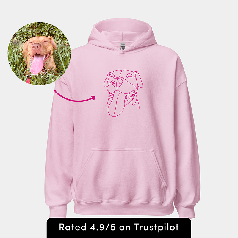 Geschenke für Haustierliebhaber, individuell besticktes Sweatshirt und Kapuzenpullover