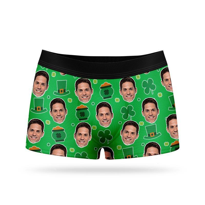 Custom Face Boxers - Good Luck - Make Custom Gifts