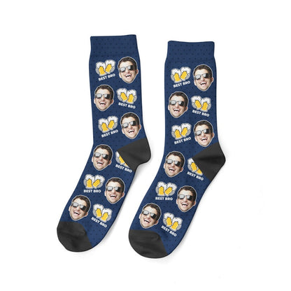 Bester Bro-Socken, individuelle Fotosocken für den besten Freund