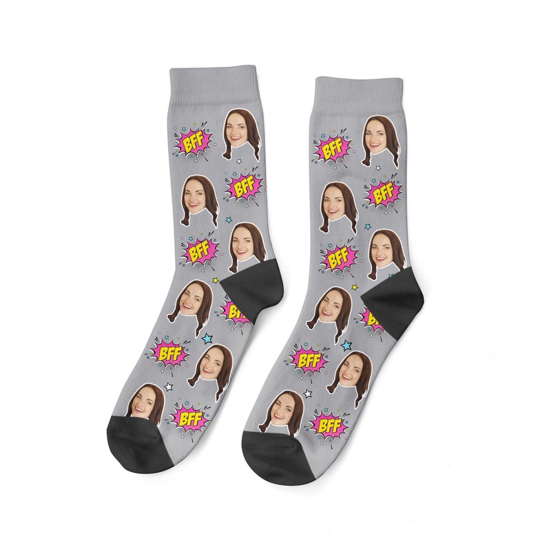 Individuelle BFF-Gesichtssocken-Geschenke für beste Freunde