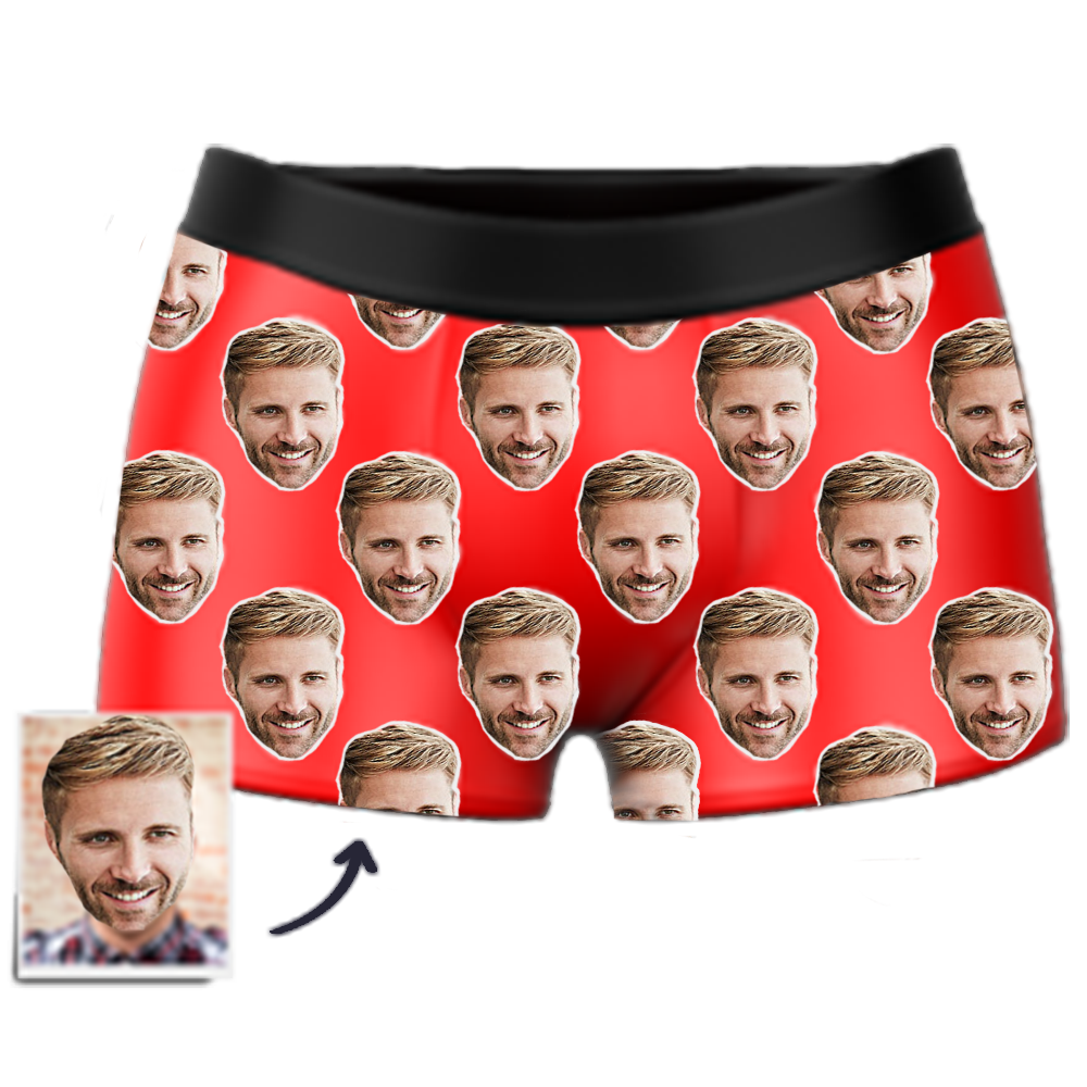 Custom Face Boxers - Basic Photo Boxer - Make Custom Gifts