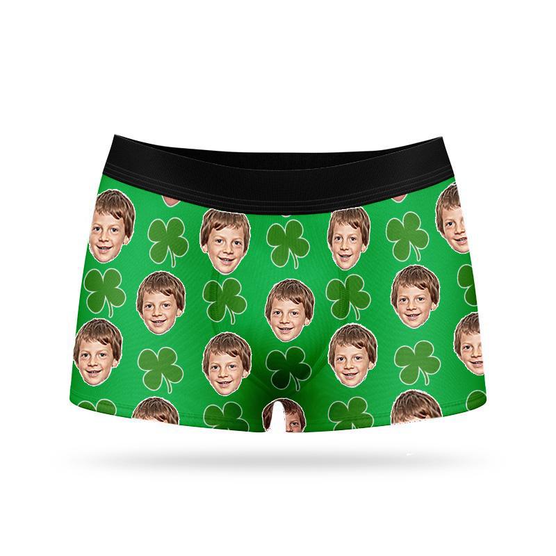 Custom Face Boxers - Good Luck - Make Custom Gifts