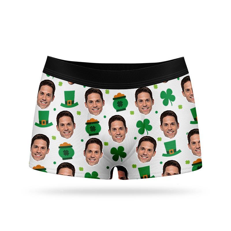 Custom Face Boxers - Good Luck - Make Custom Gifts